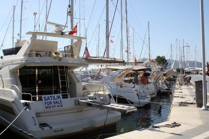 Marmaris’te Mavi Tur Teknelerinin Yüzde 60’ı Satılık