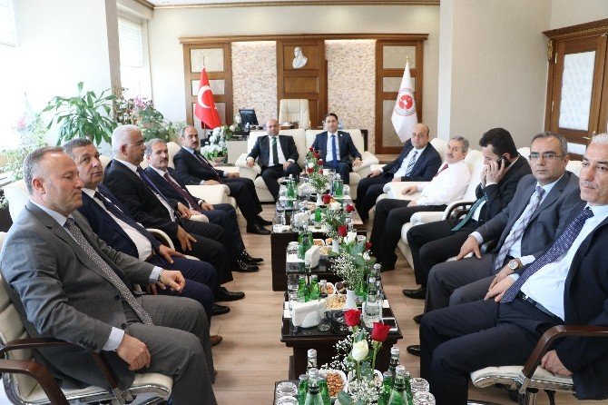 HSYK Ve Danıştay Üyelerinden Mersin Adliyesine Ziyaret