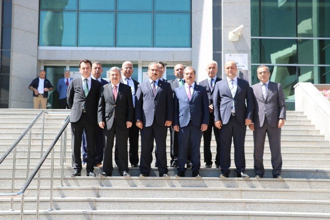 HSYK Ve Danıştay Üyelerinden Mersin Adliyesine Ziyaret