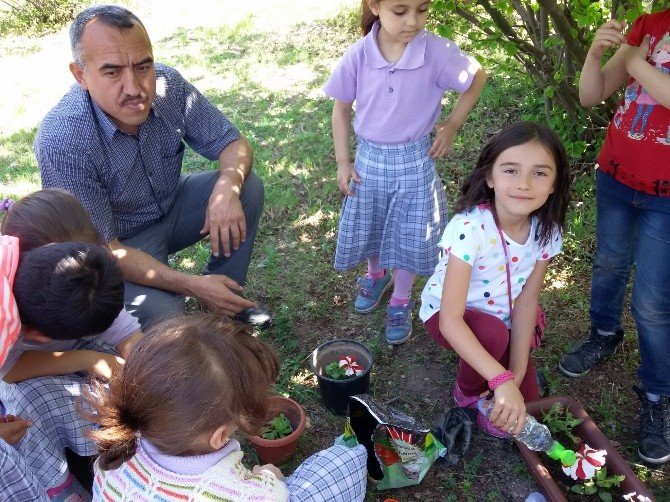 Atatürk İlkokulu’nda ’Okulumuz Bahar Kokuyor’ Projesi