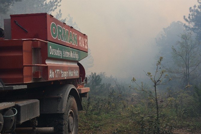 Dursunbey’deki Orman Yangını Kontrol Altına Alındı