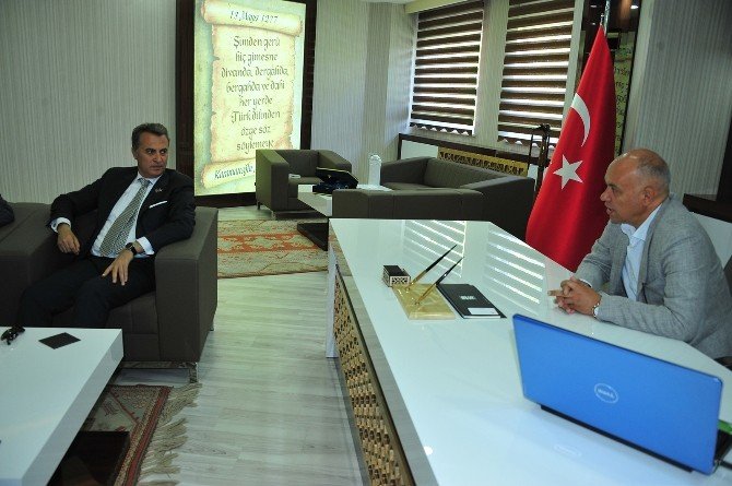 Beşiktaş Başkanı Orman’dan Belediye Başkanı Çalışkan’a Ziyaret
