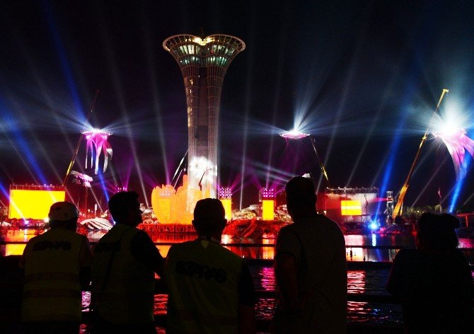 EXPO 2016 Antalya Görsel Şovun Provası Yapıldı