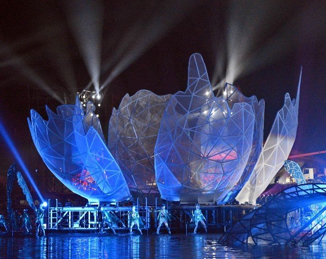 EXPO 2016 Antalya Görsel Şovun Provası Yapıldı