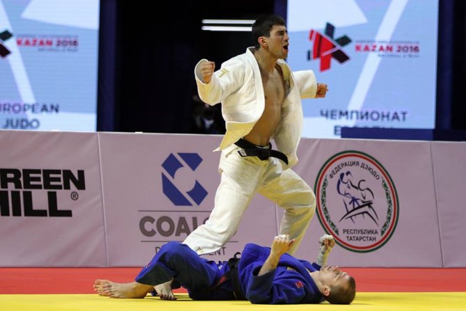 Judo'da Azerbaycanlı sporcu altın madalya kazandı