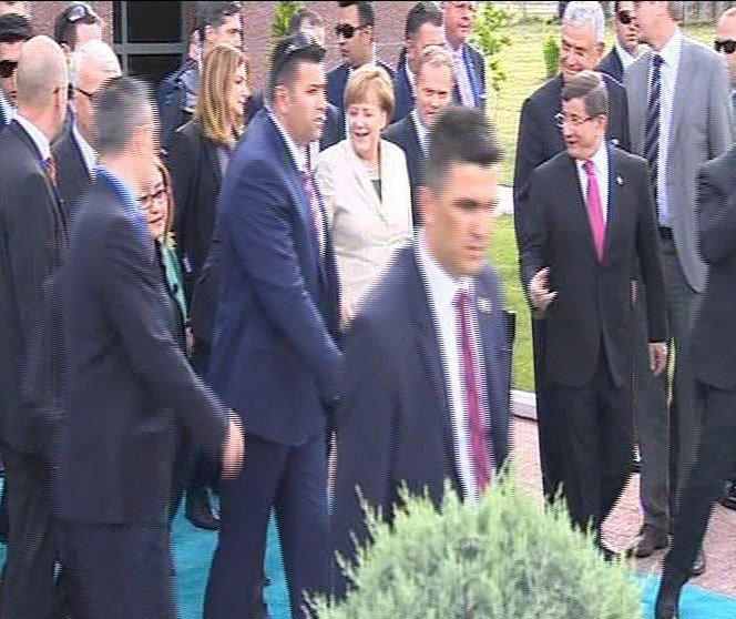 AB Konseyi Başkanı Tusk ve Almanya Başbakanı Merkel Gaziantep’te