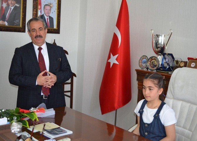 Minik Elif Adilcevaz Belediye Başkanı Oldu