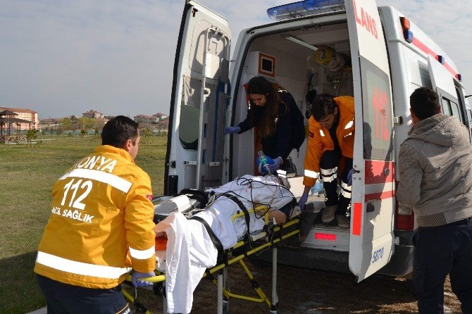 Kulu’da Kalp Krizi Geçiren Hastaya Hava Ambulansı