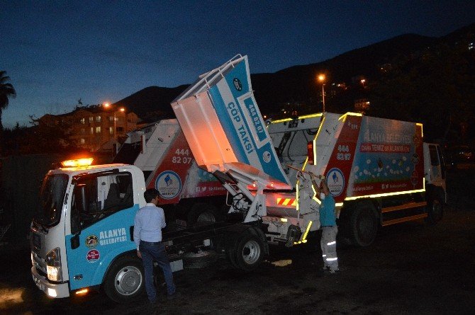 Alanya’da Çöp Taksiler Hizmete Başladı
