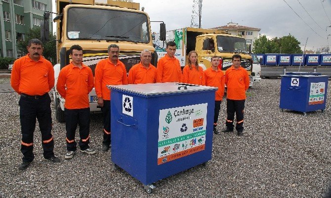 Çankaya Belediyesi Ambalaj Atıkları Toplama Projesine Devam Ediyor