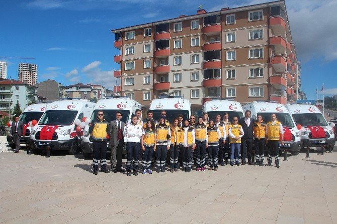 Sağlık Bakanlığı Tarafından Bilecik’e Tahsis Edilen 7 Ambulansın Devri Teslim Töreni