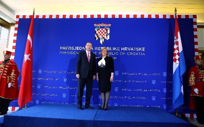 Erdoğan, Hırvatistan Cumhurbaşkanı Kitaroviç İle Görüştü