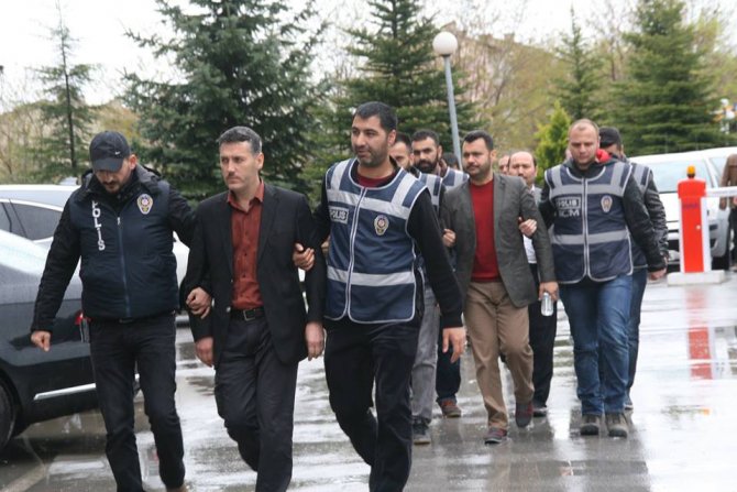 Yozgat’ta gözaltına alınan 6 kişi adliyeye sevk edildi