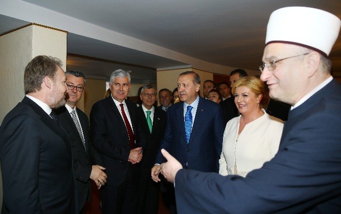 Erdoğan, Hırvatistan’da İslamiyet’in Resmi Din Kabul Edilmesinin Yıl Dönümü Törenine Katıldı