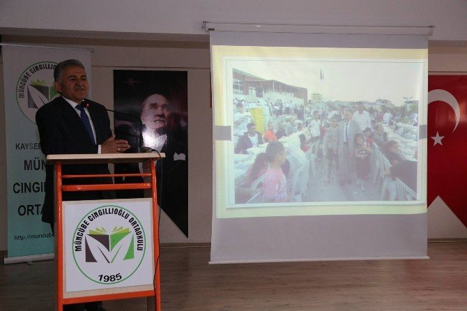 Müncübe Cıngıllıoğlu Ortaokulu Bu Haftaki Konuğu Melikgazi Belediye Başkanı Memduh Büyükkılıç