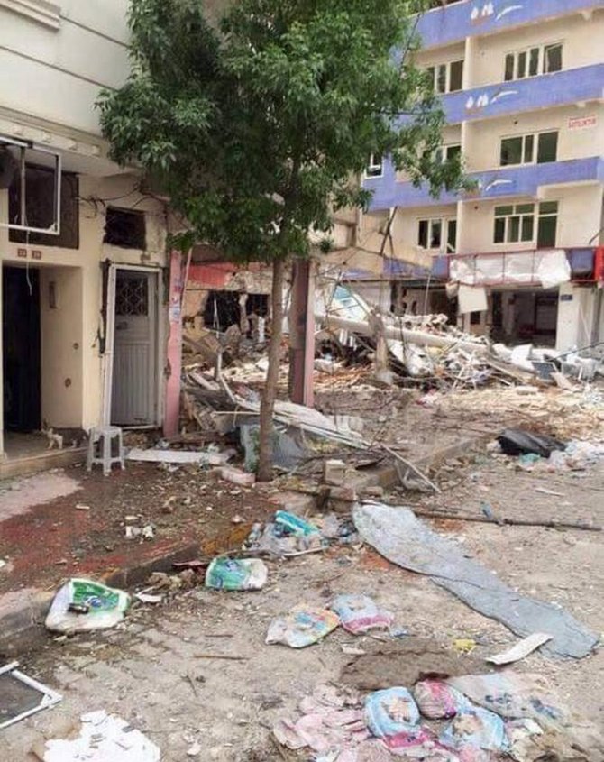 Çatışmalar sonrası Nusaybin'in son hali