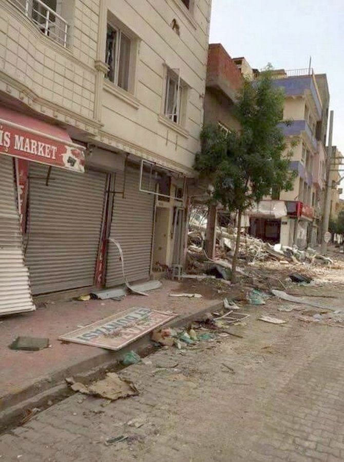 Çatışmalar sonrası Nusaybin'in son hali