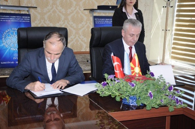 OMÜ, Makedonya Vizyon Üniversitesi İle İşbirliği Protokolü İmzaladı