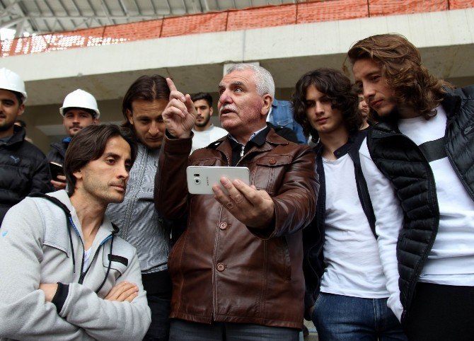 Samsunspor Kafilesi Yeni Stadı İnceledi