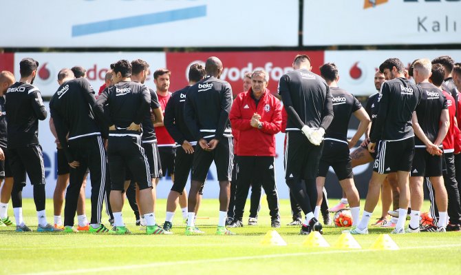 Lider Beşiktaş, Kayserispor maçı hazırlıklarını sürdürdü