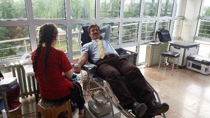 Yerköy Adalet Meslek Yüksekokulu Öğrencilerinden Kan Bağışı