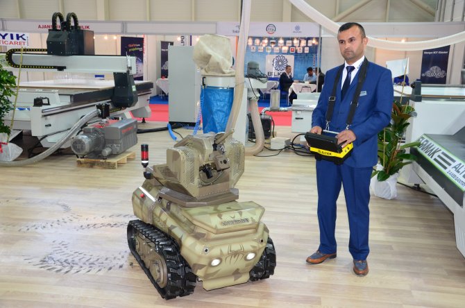 Terörle mücadele için uzaktan kumandalı insansız araç üretildi