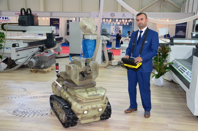 Terörle mücadele için uzaktan kumandalı insansız araç üretildi