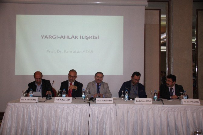 İslam Perspektifinden Hukuk/yargı-ahlak İlişkisi Sempozyumu Adana’da Yapıldı