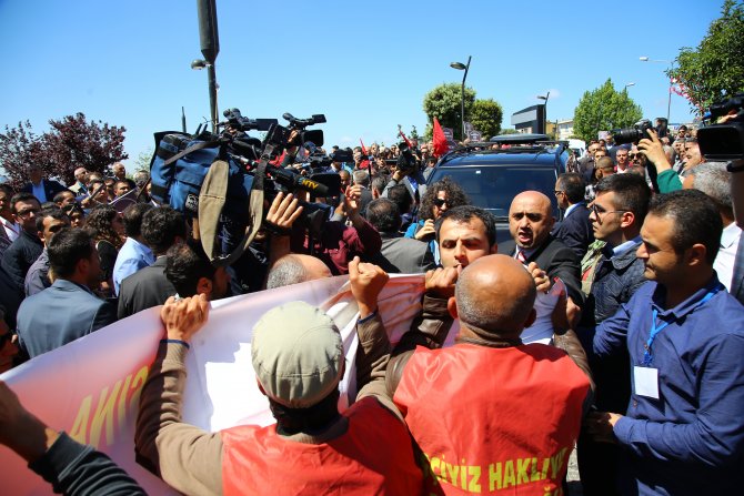Kılıçdaroğlu'na işçi protestosu