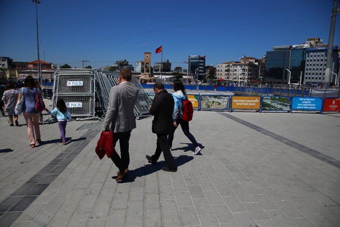 Taksim’de 1 Mayıs önlemi