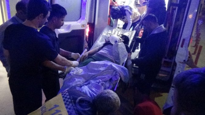 Operasyondan dönen helikopter, yaralı kızı hastaneye yetiştirdi