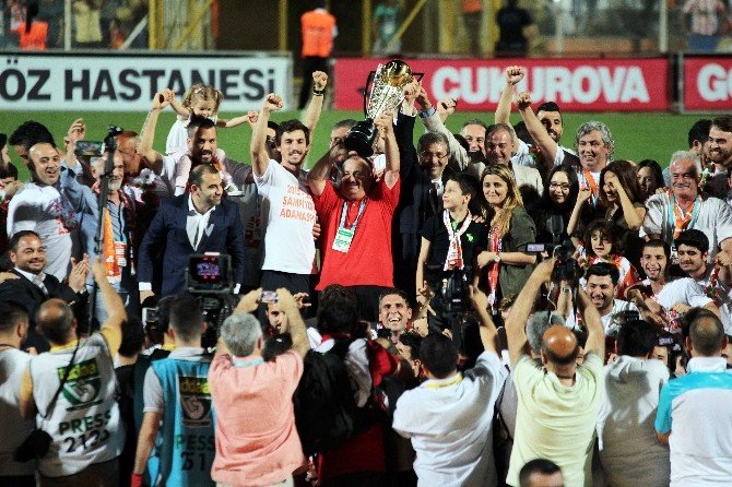 Adanaspor Şampiyonluk Kupasını Aldı
