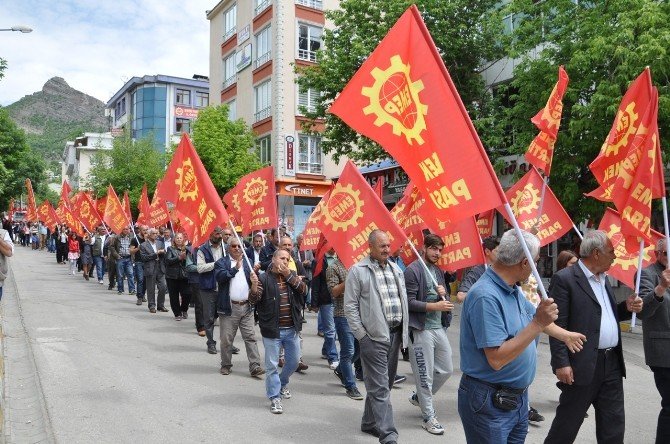 Tunceli’de 1 Mayıs Kutlaması Sakin Geçti