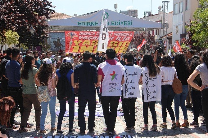 Edirne’de 1 Mayıs İşçi Bayramı Coşkuyla Kutlandı