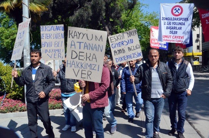 Maden İşçileri 1 Mayıs’ta Eylem Yaptı
