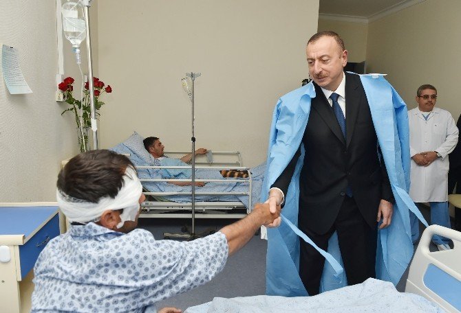Aliyev, Azerbaycan-ermenistan Temas Hattını Ziyaret Etti