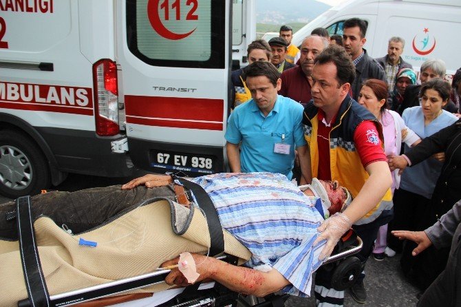 Köy Muhtarı Pat Pat Kazasında Ağır Yaralandı