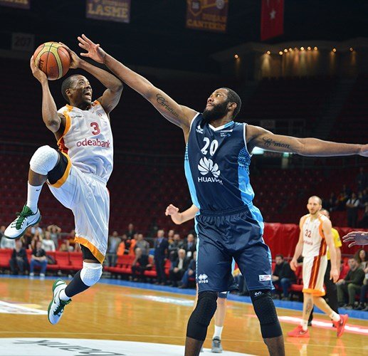Üç uzatmalı maçta Galatasaray Odeabank, Türk Telekom'u 139-134 yendi