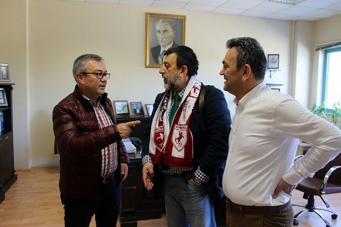 Bursaspor Genel Müdürü Başoğlu Samulaş’a konuk oldu