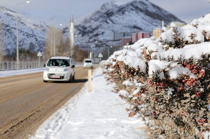 Gümüşhane’de 100 köy yolu kar yağışı nedeniyle ulaşıma kapandı