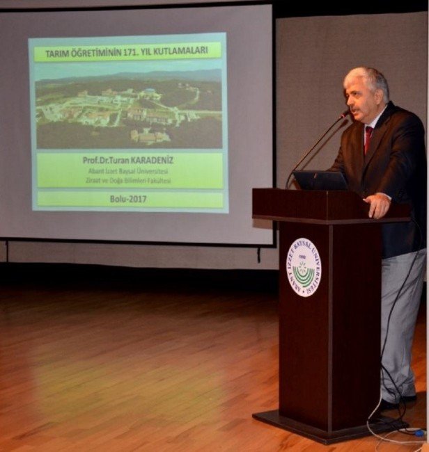 Prof. Dr. Turan Karadeniz; "40 bin öğrenci ziraat eğitimi alıyor"