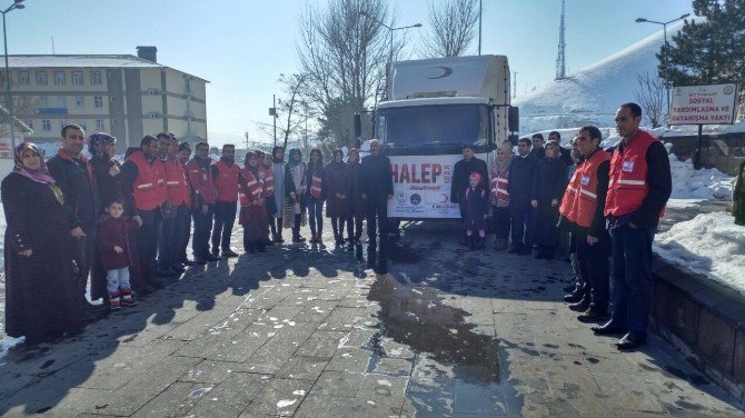 Bitlis’ten Halep’e yardım