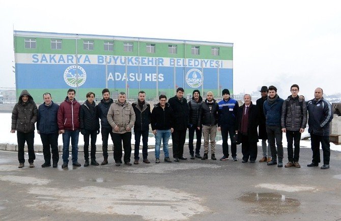 KYK Arif Nihat Asya Erkek Öğrenci Yurdu öğrencileri ADASU HES’i ziyaret etti