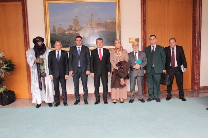 Cezayir heyetinden, AK Partili Serdar’a ziyaret