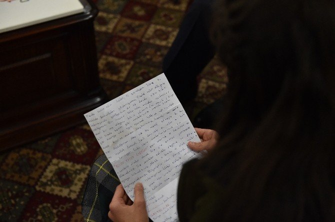 12 yaşındaki Sedef’ten Suriyeli çocuklara duygu dolu mektup