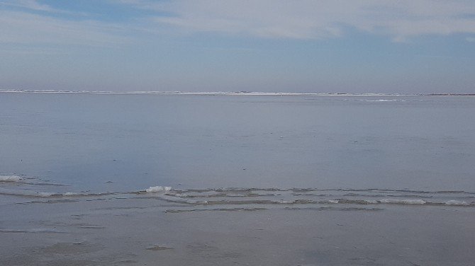 Seyfe Gölü ‘Buz Gölü’ne döndü