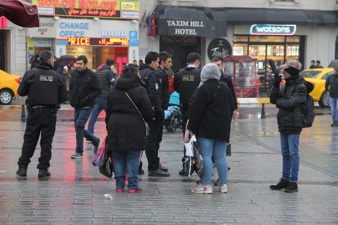 Taksim’de yoğun güvenlik önlemleri