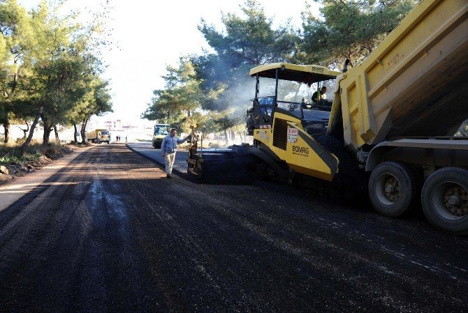 Kepez Kirişçiler Yolu’na 10 bin ton asfalt