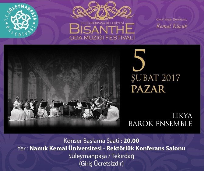 2. Bisanthe Oda Müziği Festivali 4 Şubat’ta başlıyor
