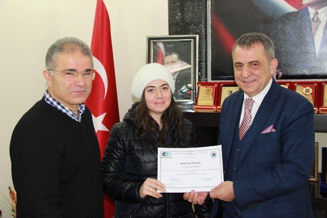 Başkan Sağıroğlu’ndan girişimcilere sertifika